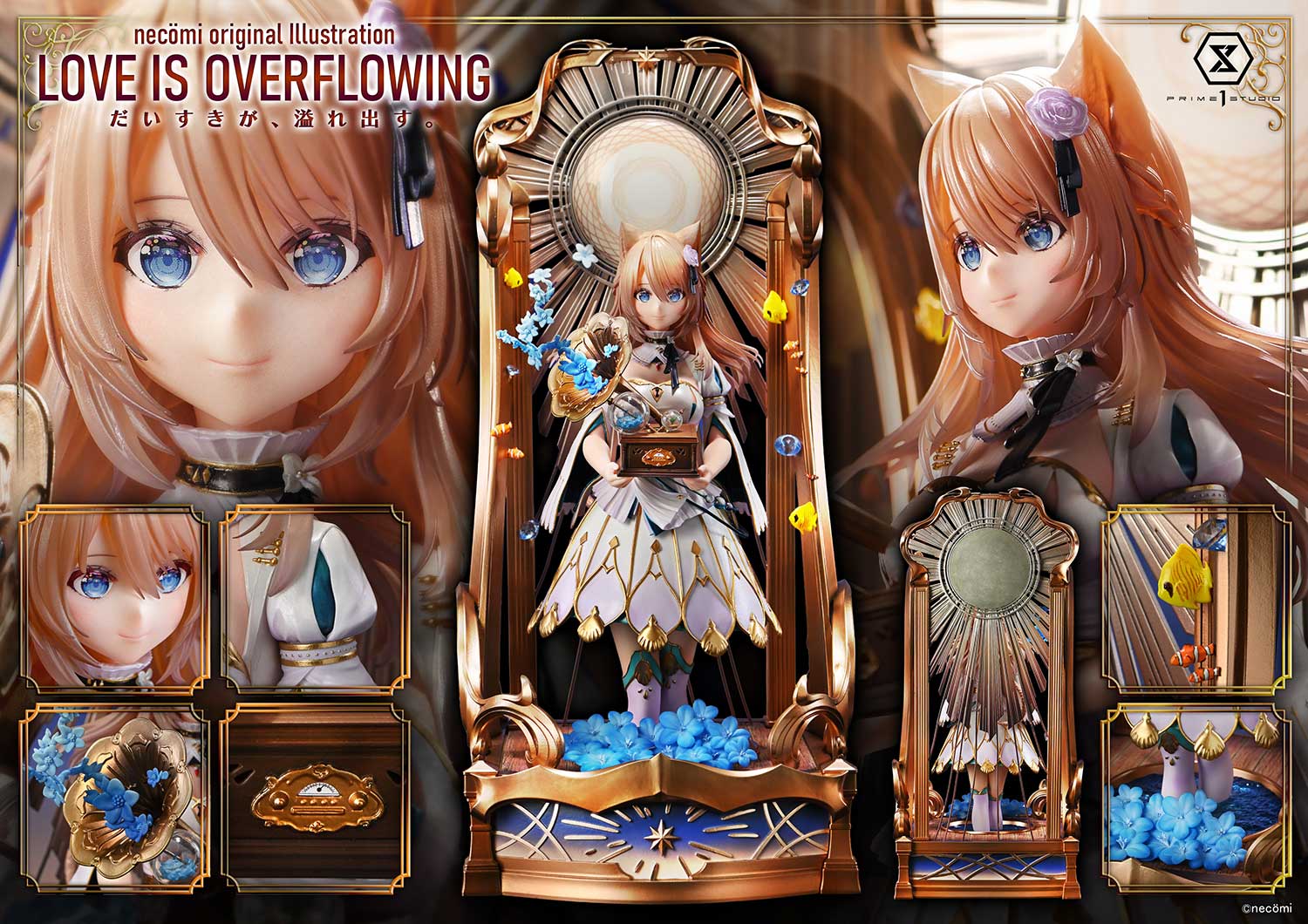Concept Masterline Figure - Love Is Overflowing Necomi Original Illustration [Pre-Order Dec 2027]