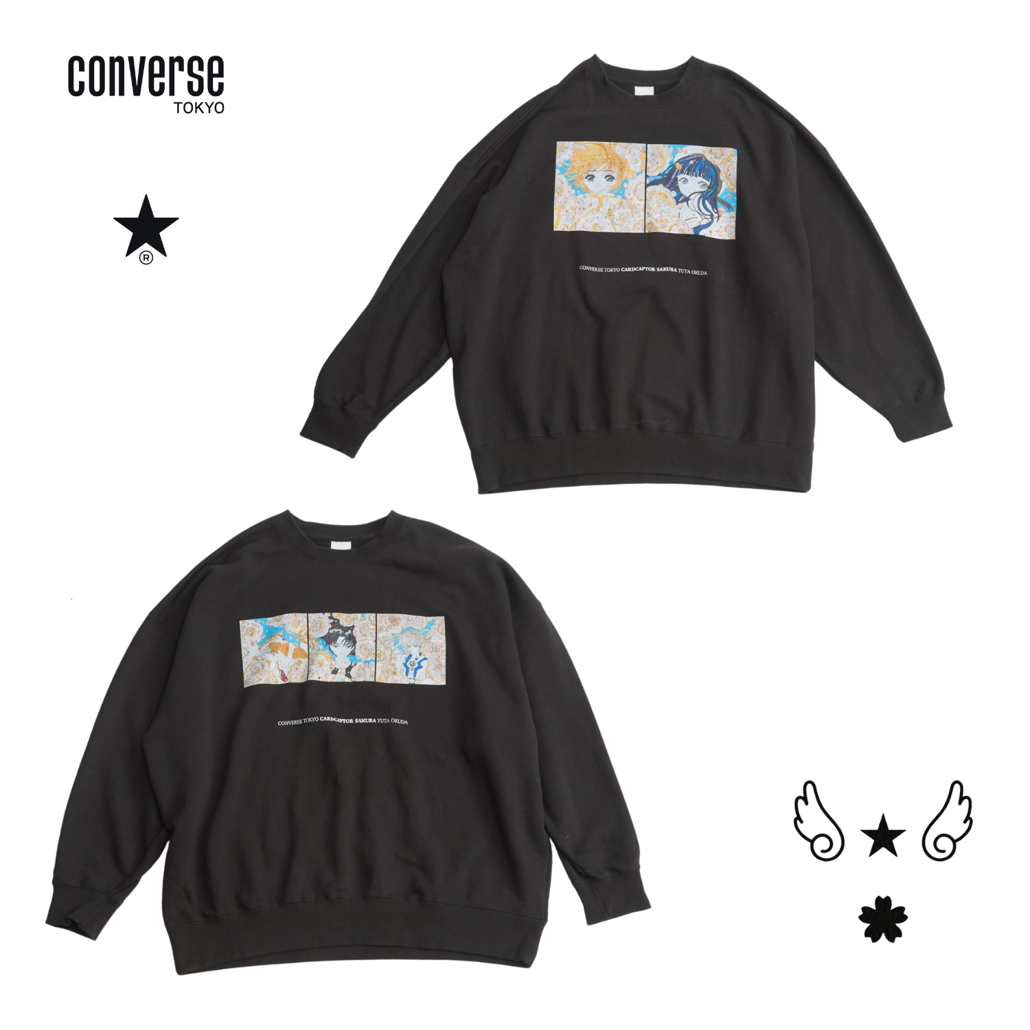 Converse Tokyo x Clamp Fashion Collection - Cardcaptor Sakura Graphic Sweat [Pre-Order Jul 2026]
