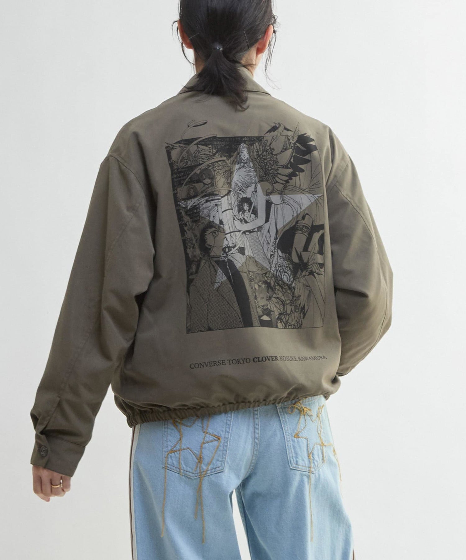 CONVERSE TOKYO × CLAMP コラボ ジャケット X エックス Converse Tokyo x Clamp Fashion Collection - Chobits Graphic Coach
