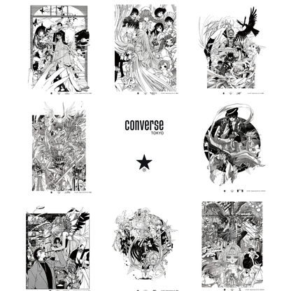 Converse Tokyo x Clamp Fashion Collection - Kosuke Kawamura Graphic Poster (8 Types) [Pre-Order Aug 2026]