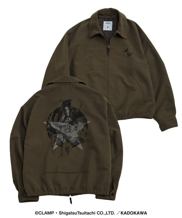 CONVERSE TOKYO × CLAMP コラボ ジャケット X エックス Converse Tokyo x Clamp Fashion Collection - Chobits Graphic Coach