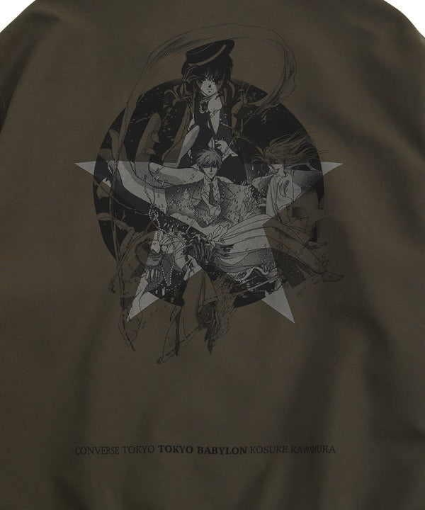 CONVERSE TOKYO × CLAMP コラボ ジャケット X エックス Converse Tokyo x Clamp Fashion Collection - Chobits Graphic Coach