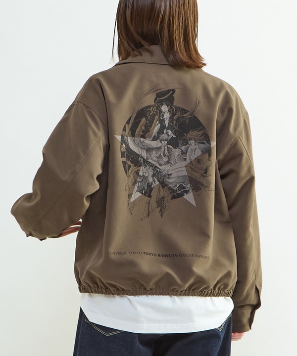 CONVERSE TOKYO × CLAMP コラボ ジャケット X エックス Converse Tokyo x Clamp Fashion Collection - Chobits Graphic Coach