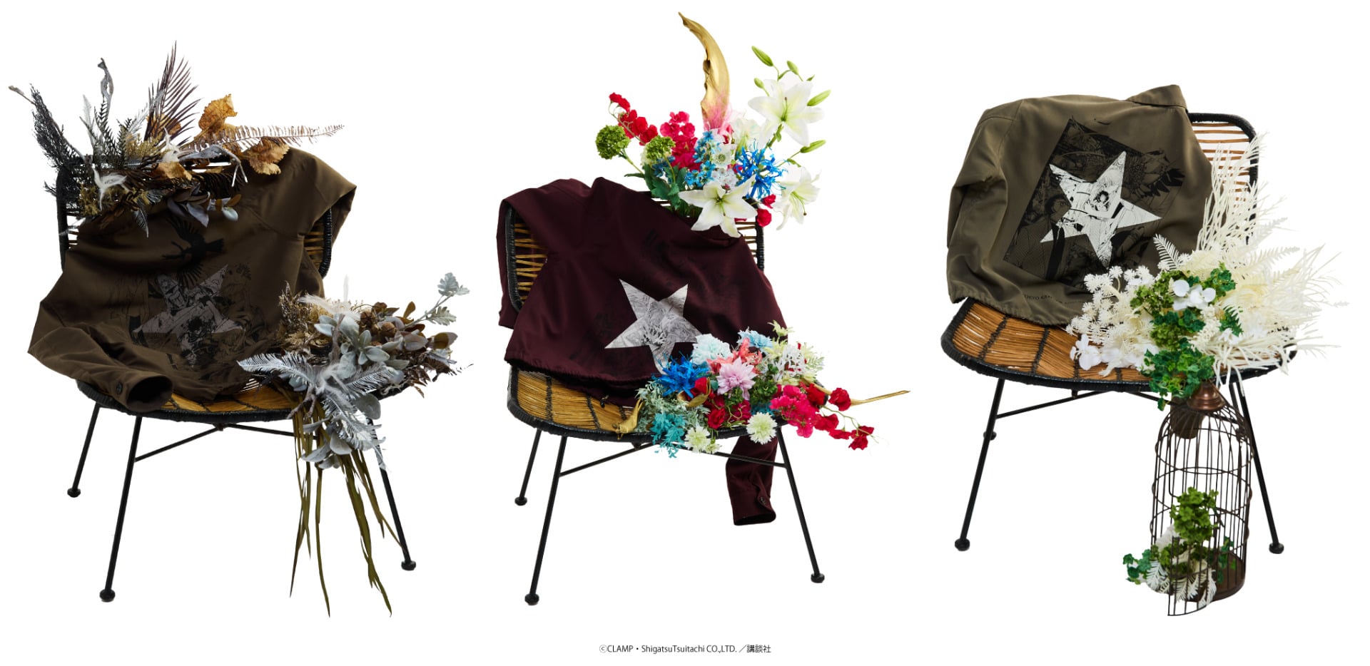 Converse Tokyo x Clamp Fashion Collection - Tsubasa: Reservoir Chronicle Graphic Coach Jacket