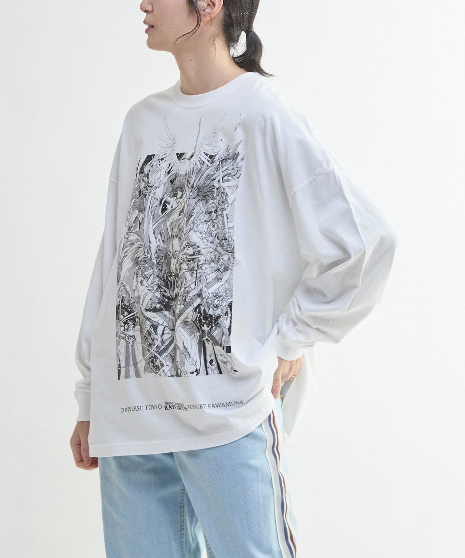 Converse Tokyo x Clamp Fashion Collection - Magic Knight Rayearth Graphic Longsleeve Tee
