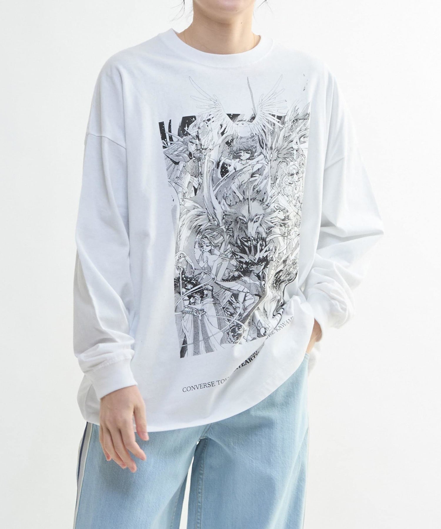 Converse Tokyo x Clamp Fashion Collection - Magic Knight Rayearth Graphic Longsleeve Tee