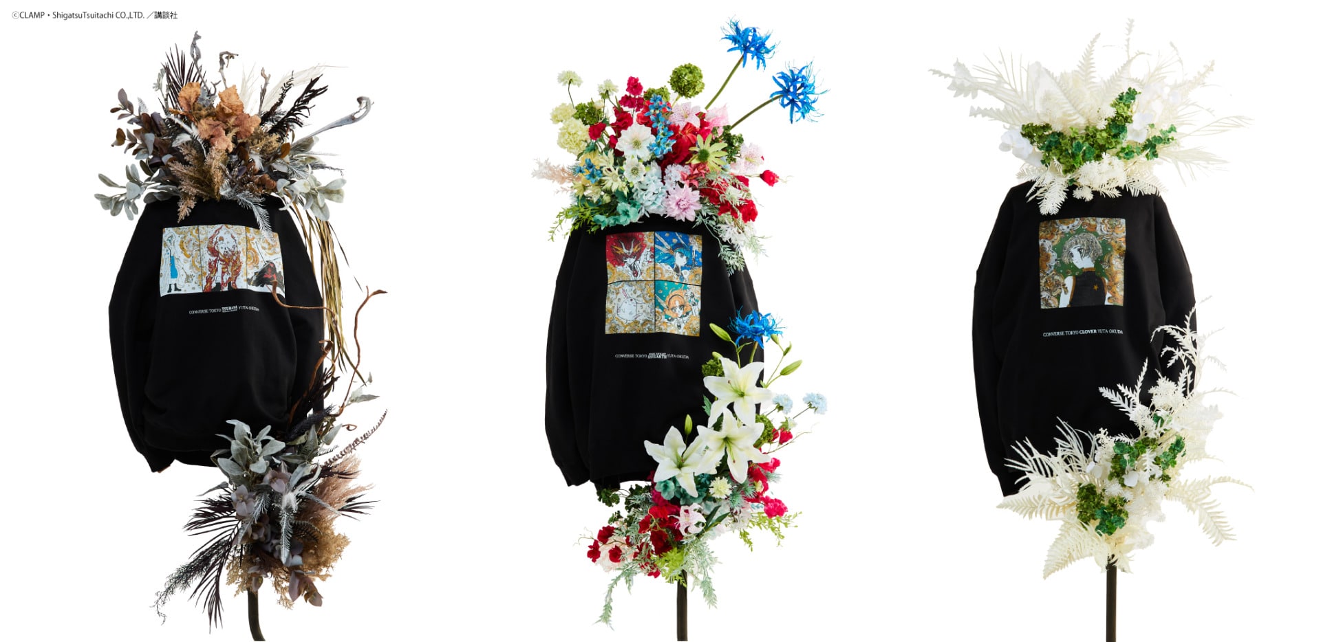 Converse Tokyo x Clamp Fashion Collection - Magic Knight Rayearth Graphic Sweat