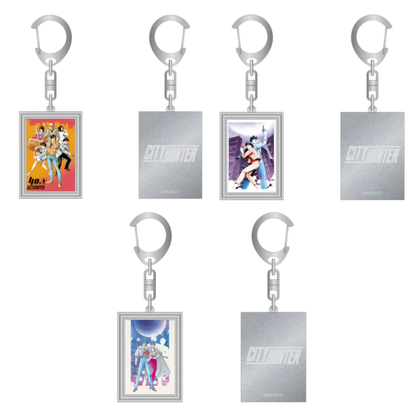 Forever City Hunter Exhibition - Printed Metal Keychains (3 Types) [Pre-Order Late December 2025]