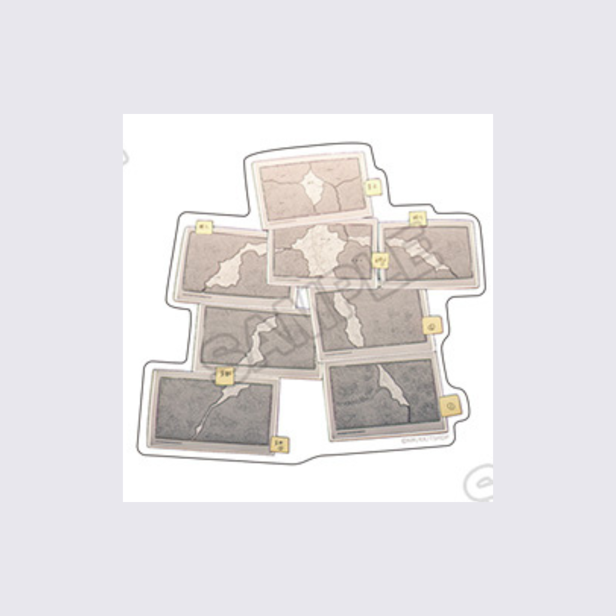 The Summer Hikaru Died Art Exhibition - Dirty Travel Stickers (5 Types) [Pre-Order Nov 2025]