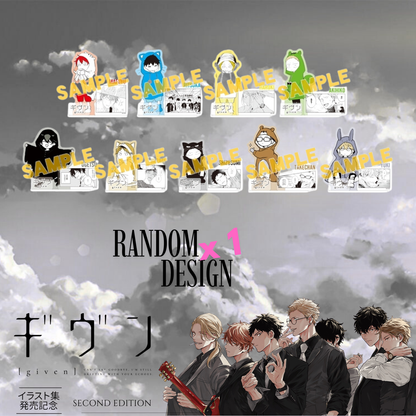 Given Illustration Collection Release Commemoration 2nd Edition - Trading Acrylic Stands (9 types) [Random] [Pre-Order Aug 2026]