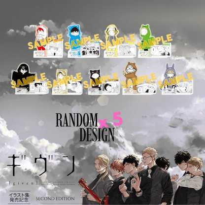Given Illustration Collection Release Commemoration 2nd Edition - Trading Acrylic Stands (9 types) [Random] [Pre-Order Aug 2026]