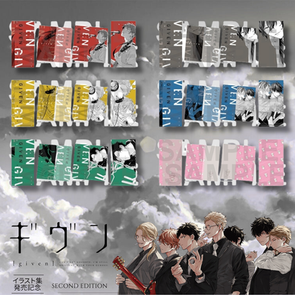Given Illustration Collection Release Commemoration 2nd Edition - Trading Antibacterial Mask Case (6 types) [Random] [Pre-Order AUg 2026]