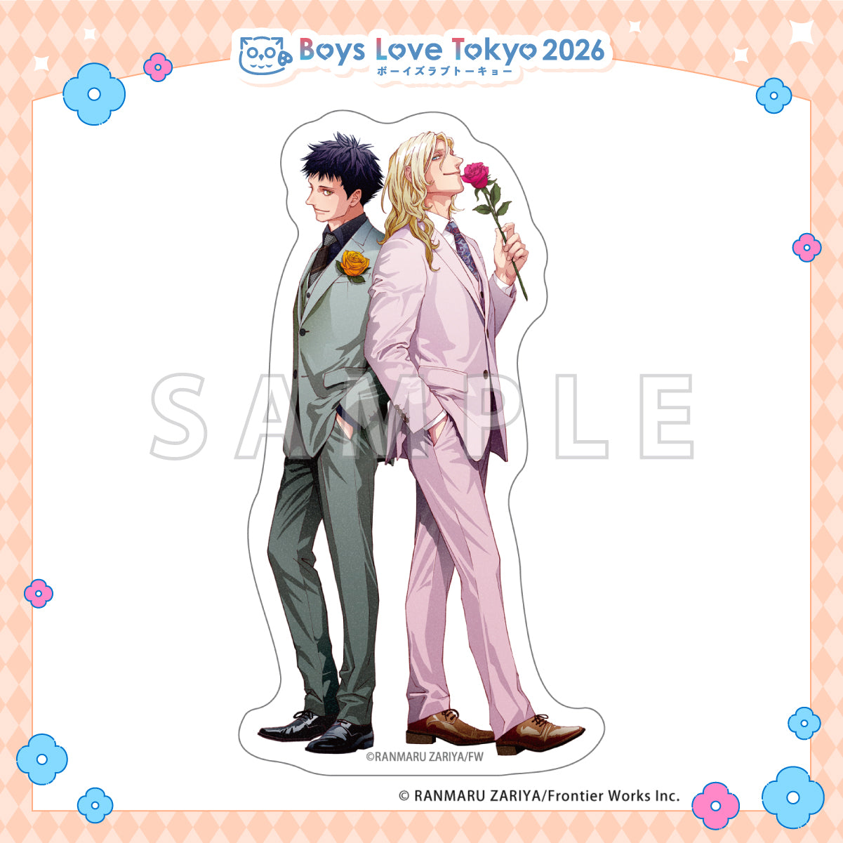 Coyote - Boys Love Tokyo 2026 Die-Cut Stickers [Pre-Order Late June 2026]