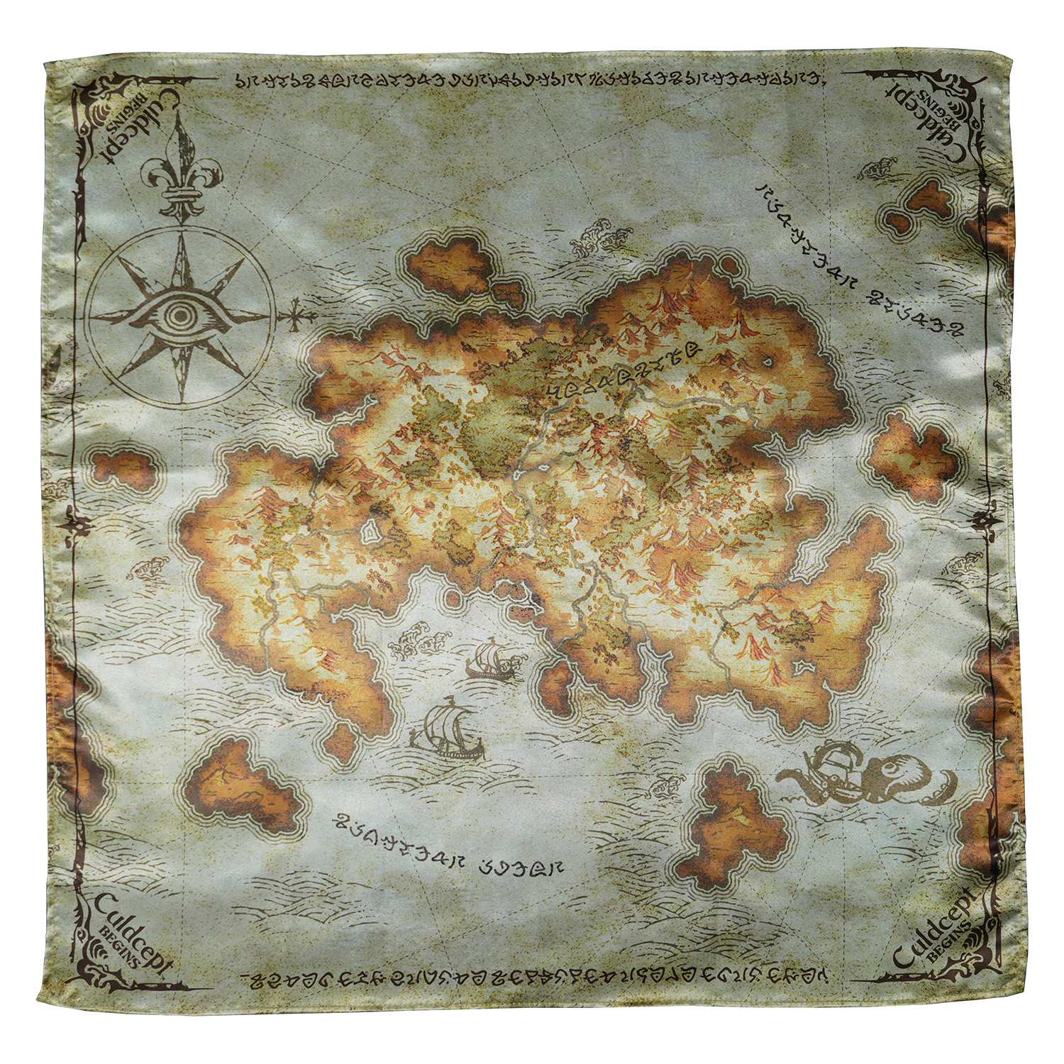 Culdcept Begins - Bandana Scarf Map of Babrashka Continent [Pre-Order Jul 2026]