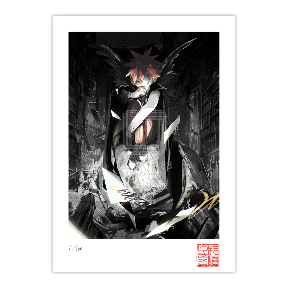 D.N.Angel  - Yukiru Sugisaki 30th Anniversary D.N.Angel 88 Graph Mini 7 with Artist Seal Limited to 100 copies [Pre-Order Aug 2026]