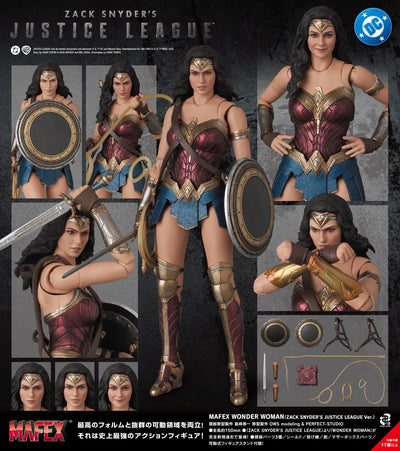 DC Comics Mafex Figure - Wonder Woman Zack Snyder's Justice League ver. [Pre-Order Oct 2026]