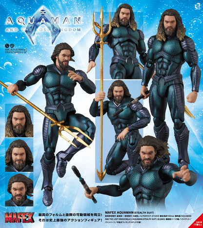 DC Comics Mafex Figure Aquaman and the Lost Kingdom - Aquaman Sealth Suit [Pre-Order Jan 2027]