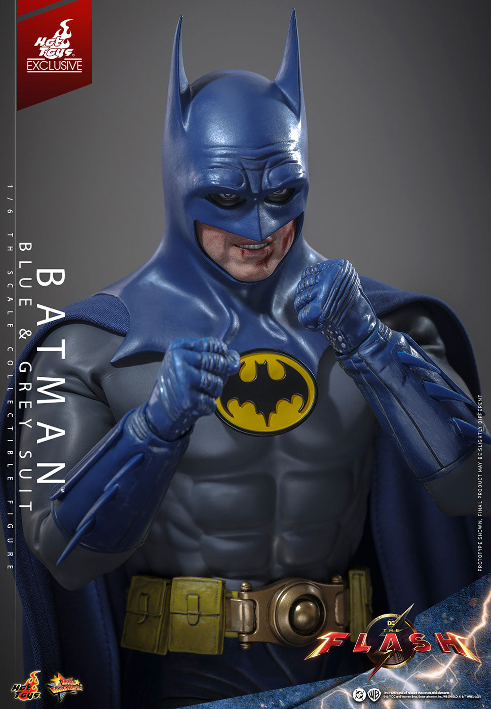 DC Comics x The Flash - Batman Blue & Gray Suit 1/6 Scale Figure [Pre-Order Dec 2025]
