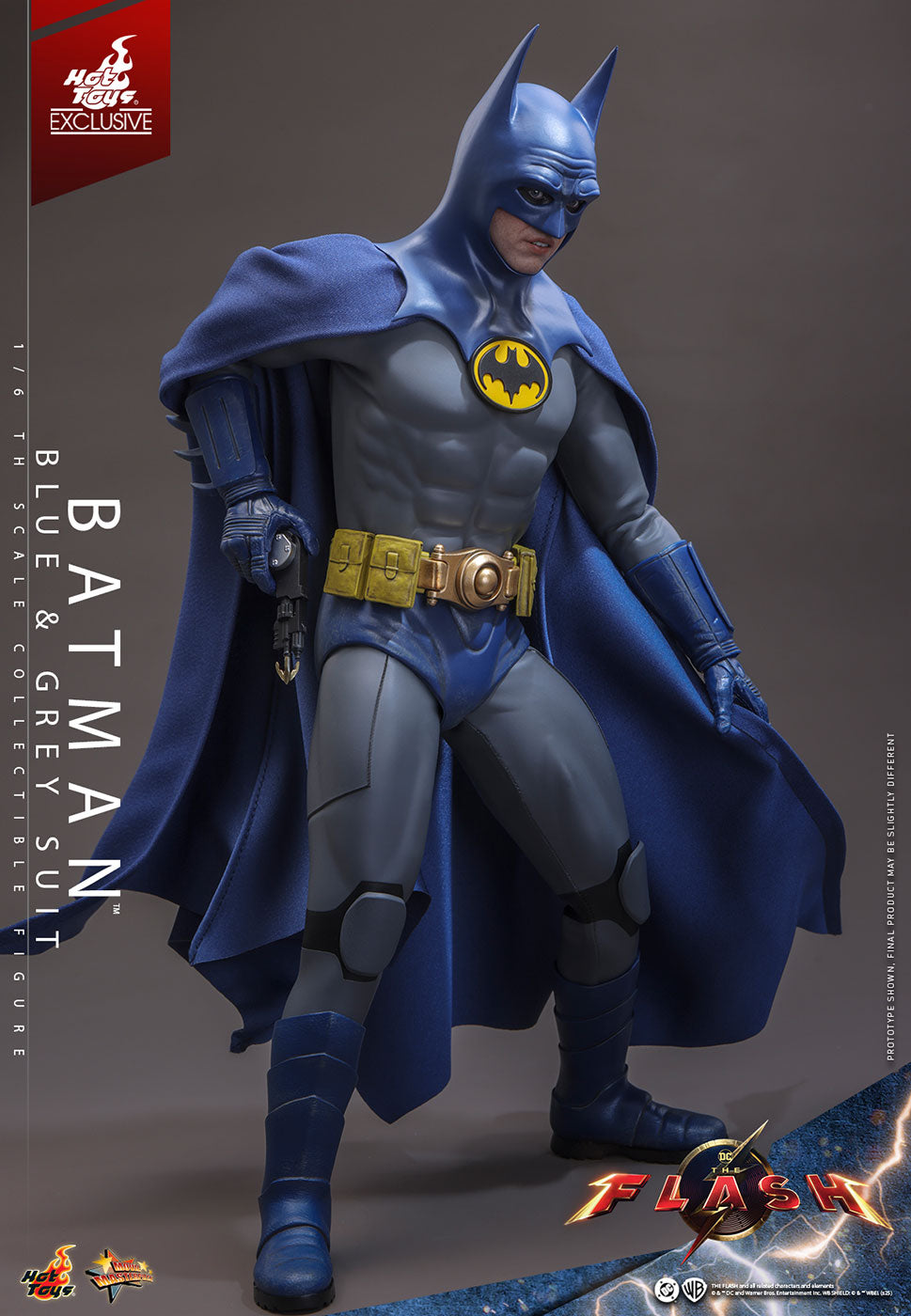DC Comics x The Flash - Batman Blue & Gray Suit 1/6 Scale Figure [Pre-Order Dec 2025]