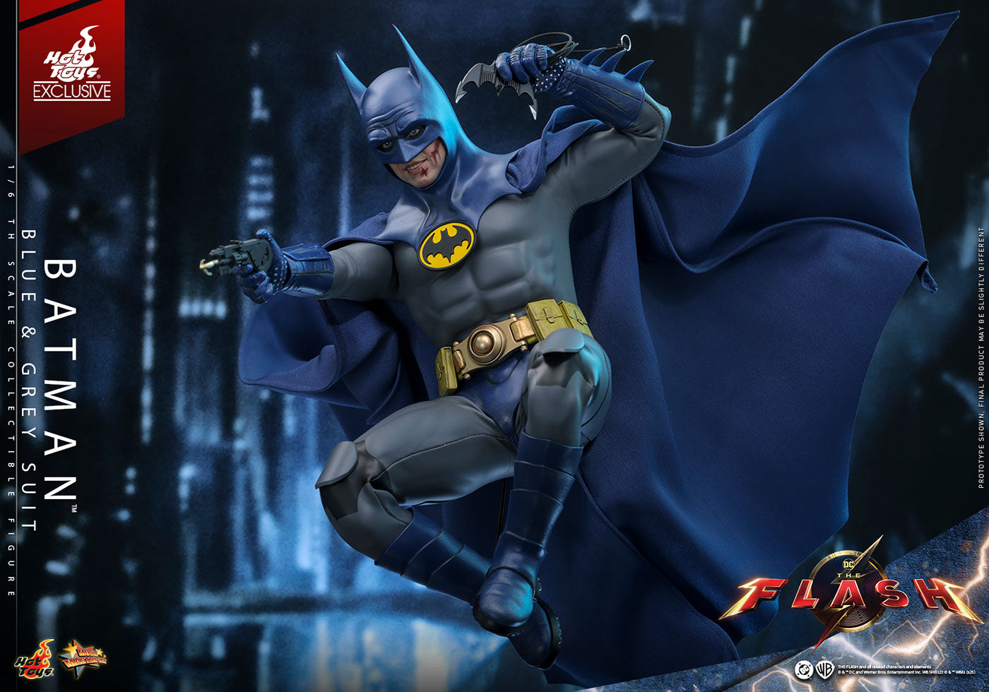 DC Comics x The Flash - Batman Blue & Gray Suit 1/6 Scale Figure [Pre-Order Dec 2025]