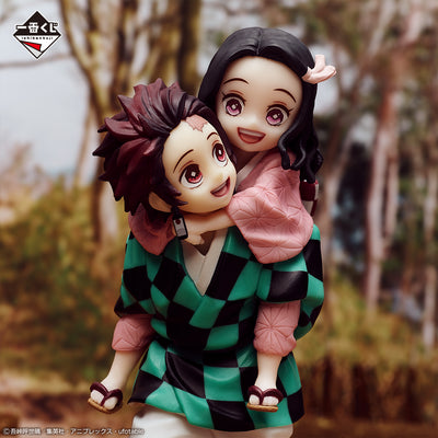 Demon Slayer Kimetsu No Yaiba Figure Ichiban Kuji - Immortal Ties - (A) Kamado Tanjiro and Kamado Nezuko