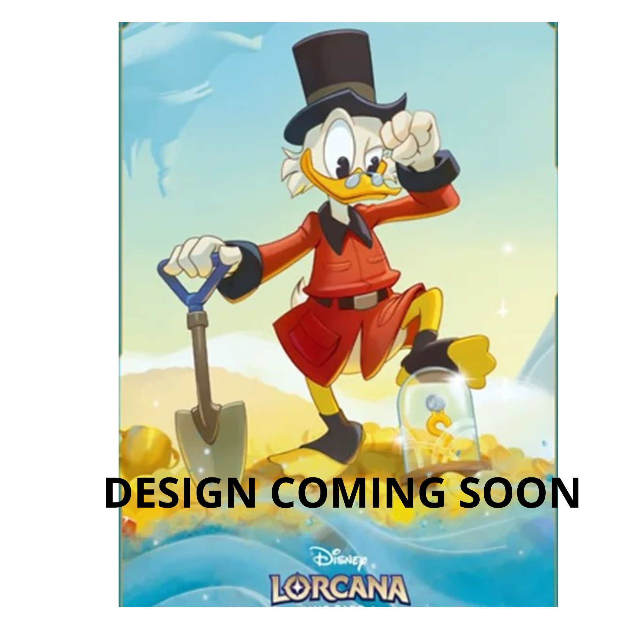 DISNEY LORCANA JAPANESE VERSION OFFICIAL CARD SLEEVE - SCROOGE MCDUCK: THE WORLD'S RICHEST DUCK