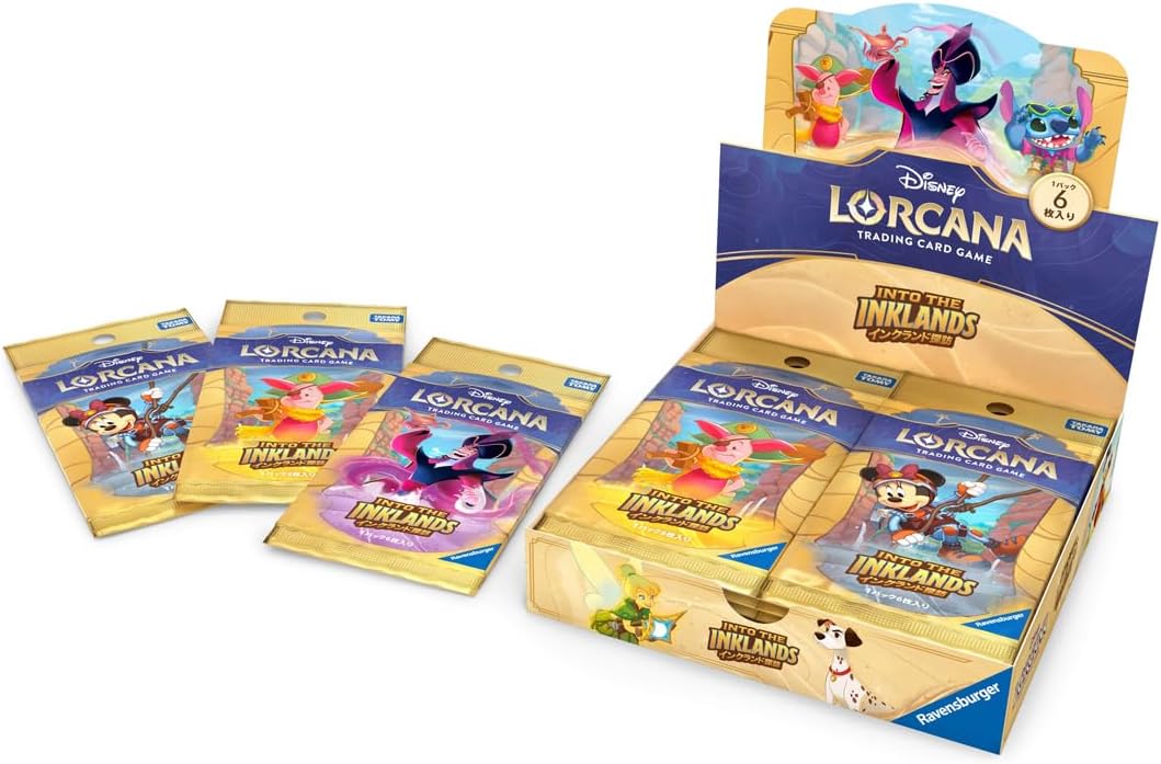 DISNEY LORCANA TCG JAPANESE VERSION - INTO THE INKLAND 16 BOOSTER PACK BOX