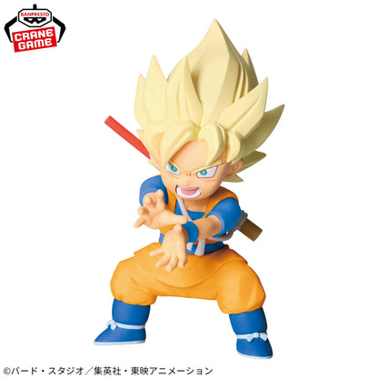 DRAGON BALL DAIMA -  Super Saiyan Son Goku (mini) figure with panel