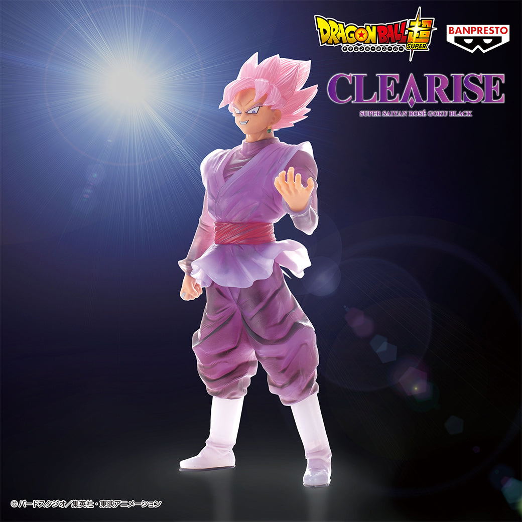 DRAGON BALL SUPER CLEARISE SUPER SAIYAN ROSE GOKU BLACK (USED PRODUCT - OPENED WITH BOX)