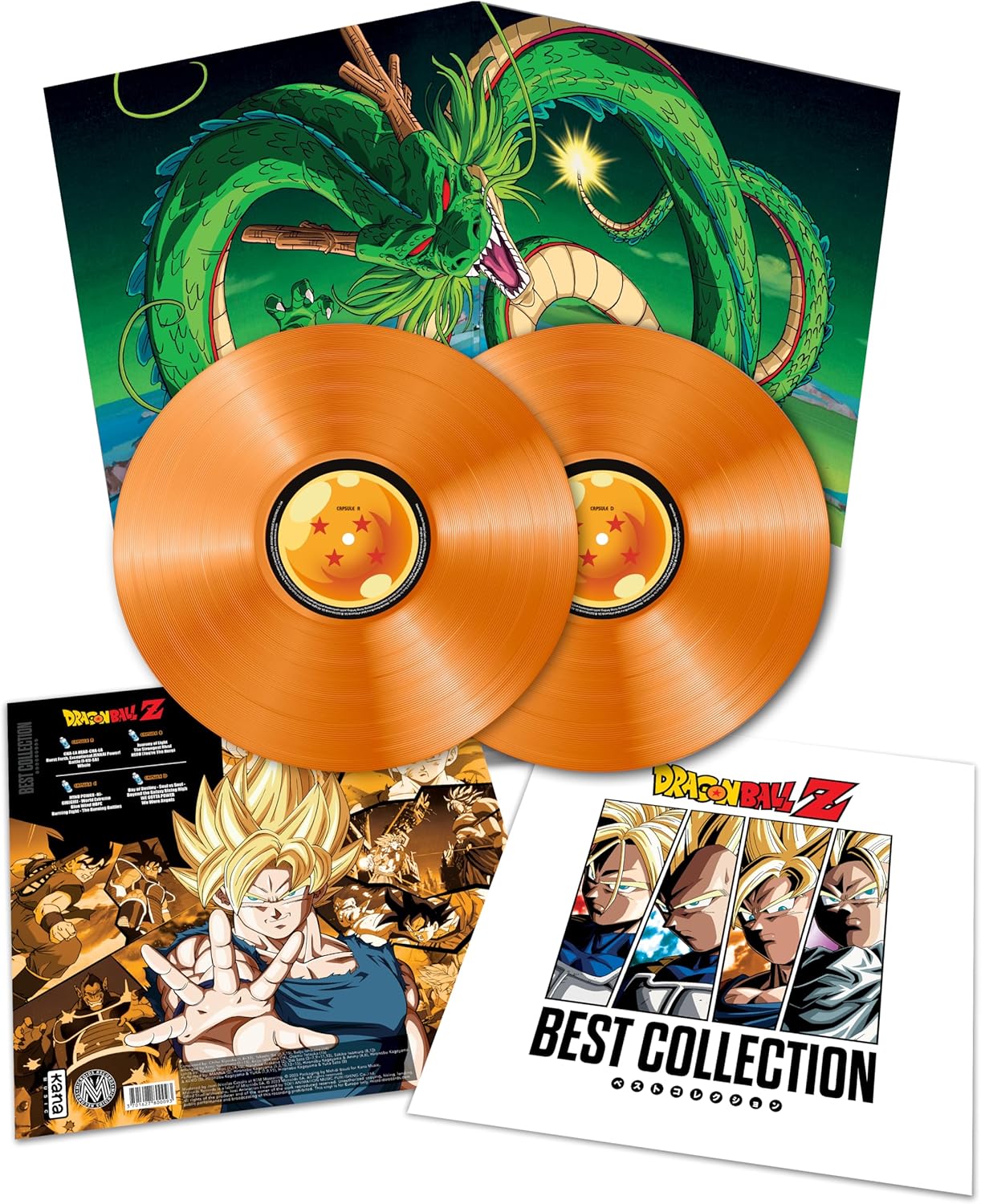 DRAGON BALL Z ORIGINAL SOUNDTRACK, BEST COLLECTION, ORANGE VINYL, 12 inch Analog