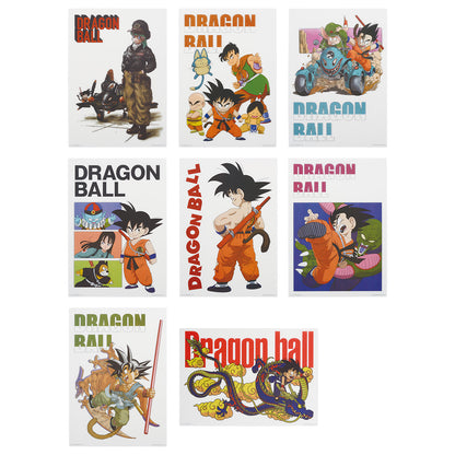 DRAGON BALL ICHIBAN KUJI - Dragon Ball EX Temple Above the Clouds - H PRIZE - Visual Sheet complete set 8 Pcs