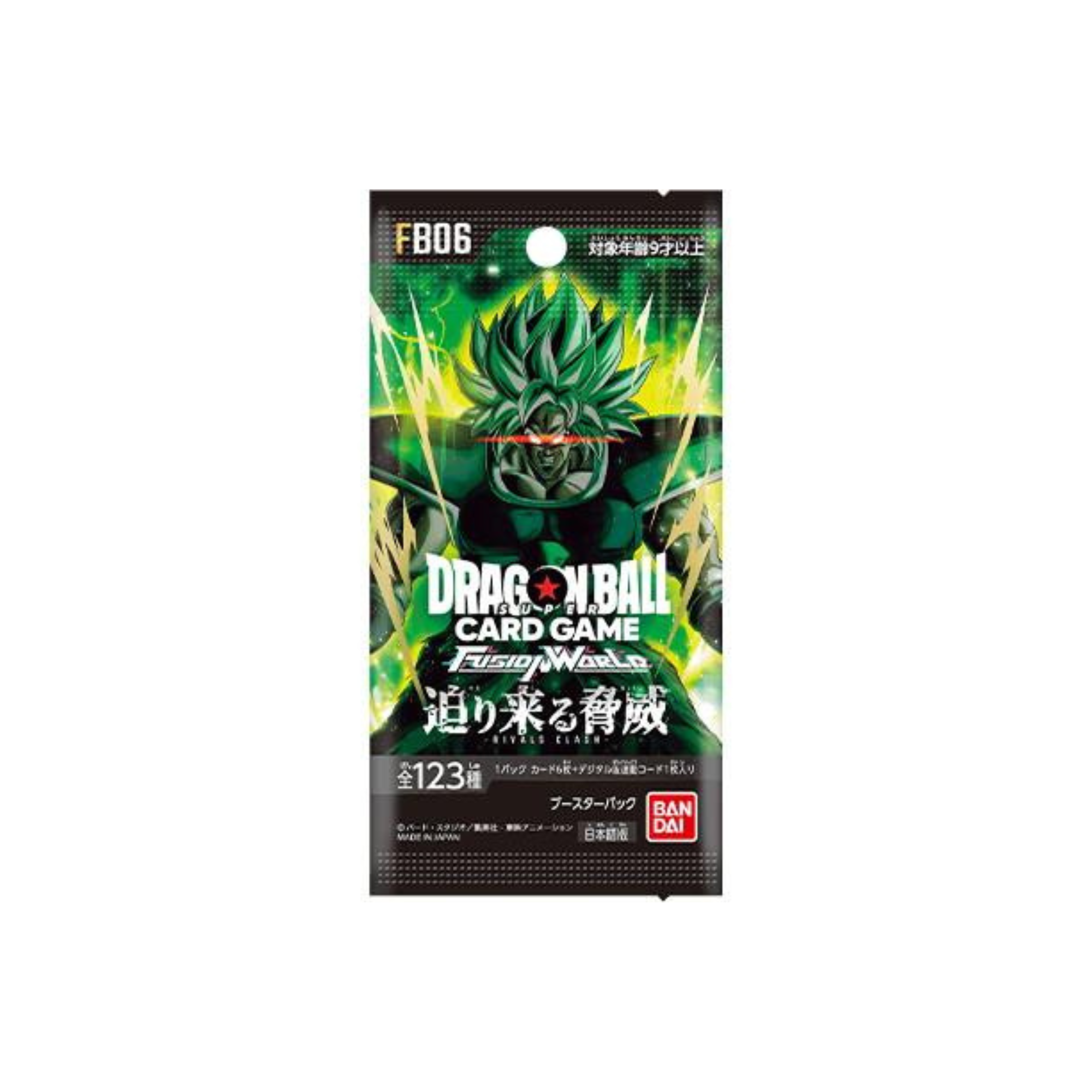 fb06 booster box DRAGON BALL SUPER CARD GAME FUSION WORLD LOOMING THREAT