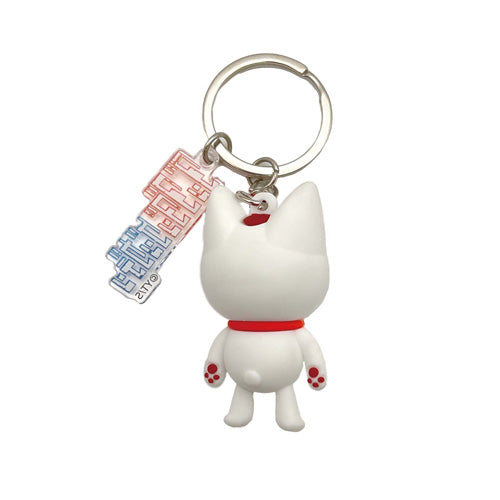 DanDaDan Exhibition - Turbo Granny (Lucky Cat) Rubber Mascot