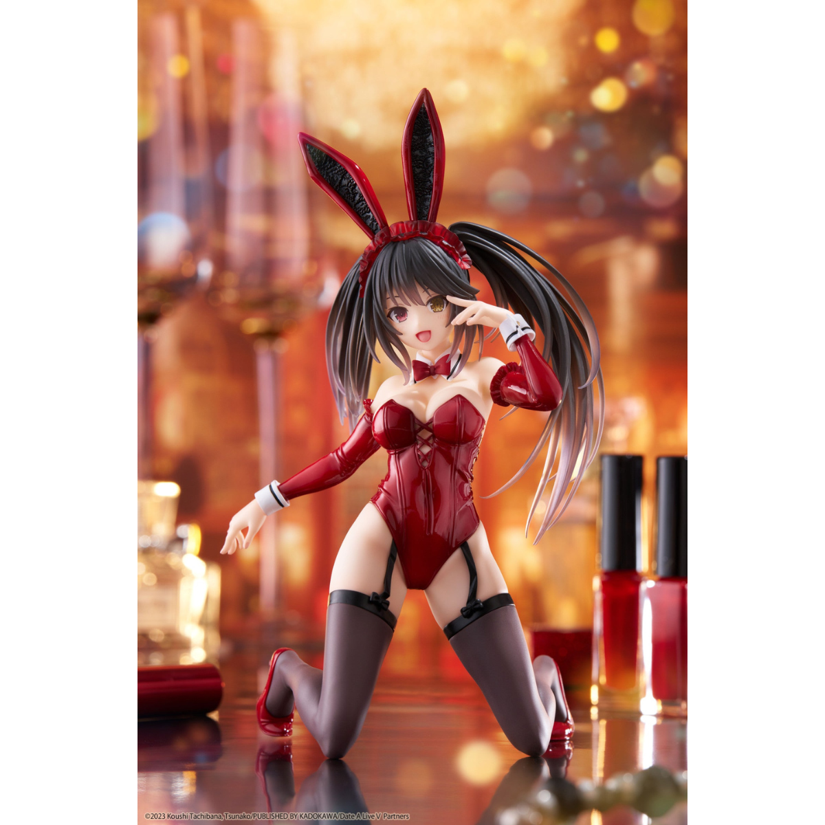 Date A Live V Desktop Cute Figure - Kurumi Tokisaki Bunny ver.