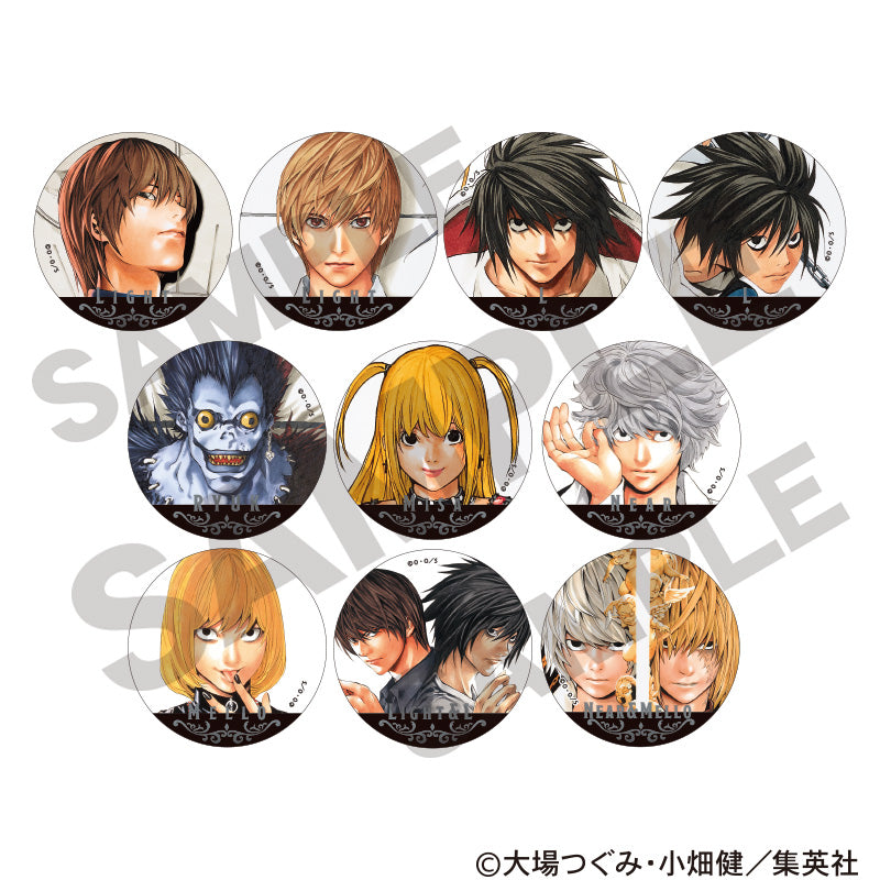 Death Note - Metal Can Badge Complete Set of 10 Types