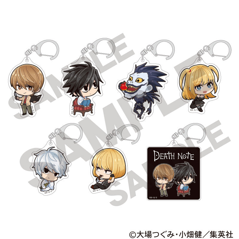 Death Note Crux - Trading Acrylic Key Chain Box Complete Set of 7