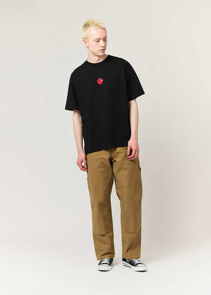 Death Note Graniph - Potato chips Side pocket big silhouette T-shirt