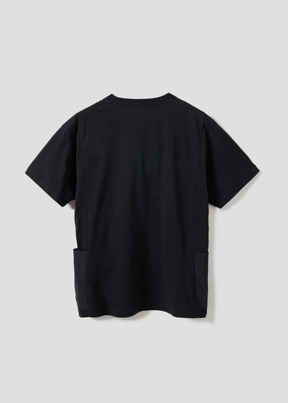 Death Note Graniph - Potato chips Side pocket big silhouette T-shirt