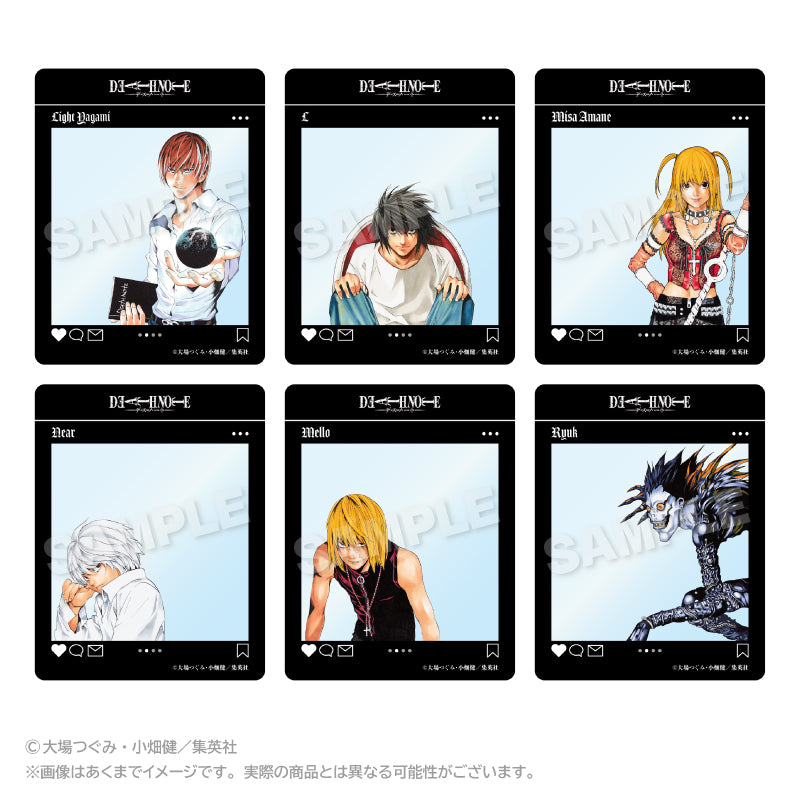 Death Note - Trading SNS Style Clear Cards 2 Complete Set of 6 Types [Pre-Order Aug 2026]