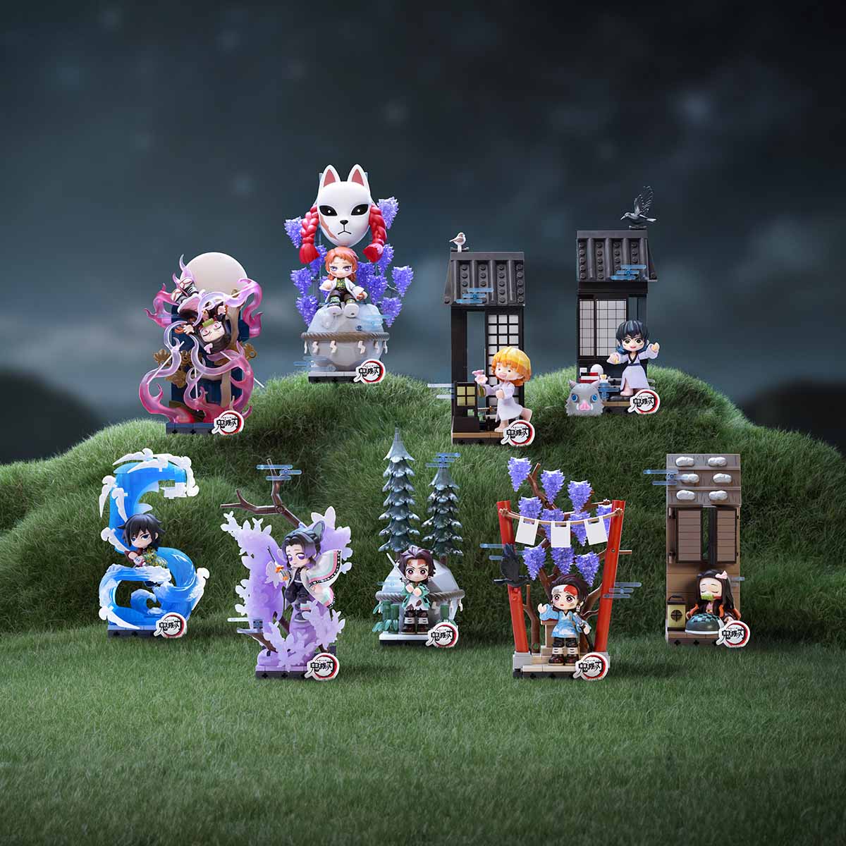 Demon Slayer Ambition Arc Series POPMART Block Figure - Box Of 8 Types