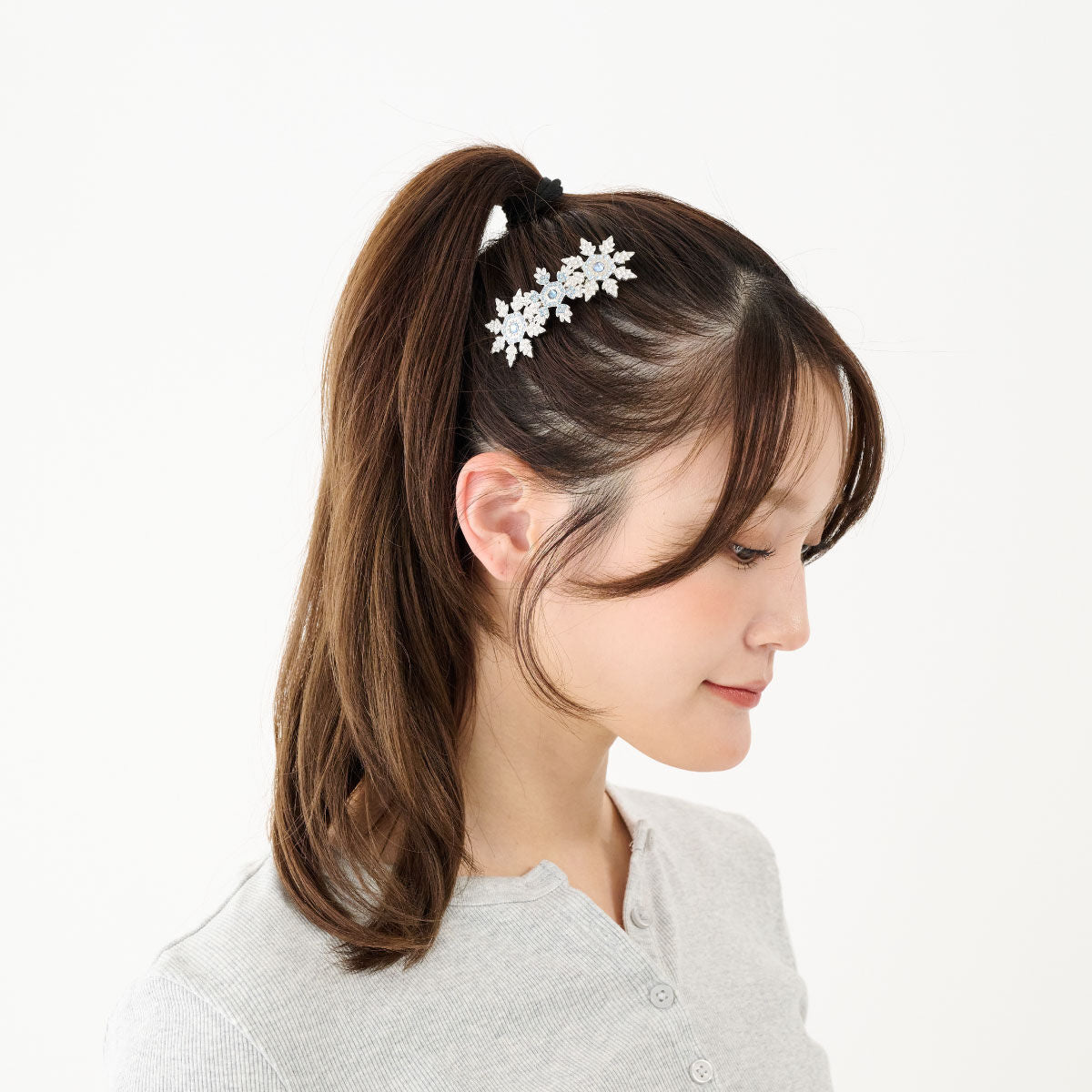 Demon Slayer Hair Barette - Koyuki Motif Hair Accessory [Pre-Order Aug 2026]
