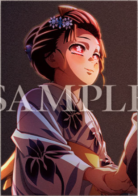 Demon Slayer Kimetsu no Yaiba Mugen Castle Arc Chapter 1: Akaza Returns - Special Benefits for Visitors 8th Edition Key Visual Illustration Board (Koiyuki ver.)