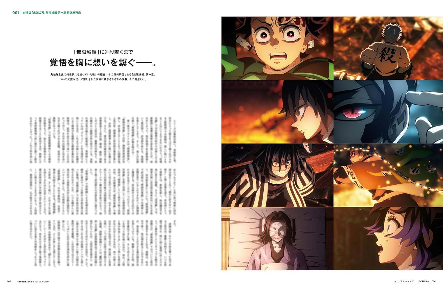 Demon Slayer Kimetsu no Yaiba the Movie Mugen Castle Arc Chapter 1 Akaza Return Screen Alpha - Special Edition vol.3 Demon Slayer Cover