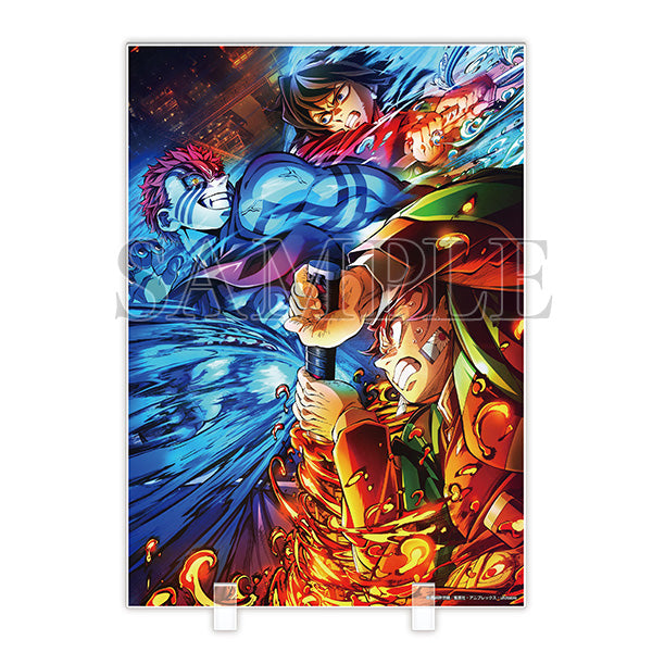 Demon Slayer Kimetsu no Yaiba the Movie Mugen Castle Arc Chapter 1 Akaza Returns - 3rd Key Visual B5 Acrylic Board