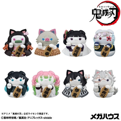 Demon Slayer Mega Cat Project - Nyanko Maneki Neko Ver. 2 Complete Set of 8 Types [Pre-Order Sep 2026]