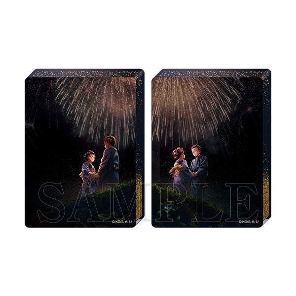 Demon Slayer The Movie: Infinity Castle Arc Chapter 1 Akaza Returns - 6th Key Visual Glitter B5 Acrylic Block (2 types) [Pre-Order Mar 2026]