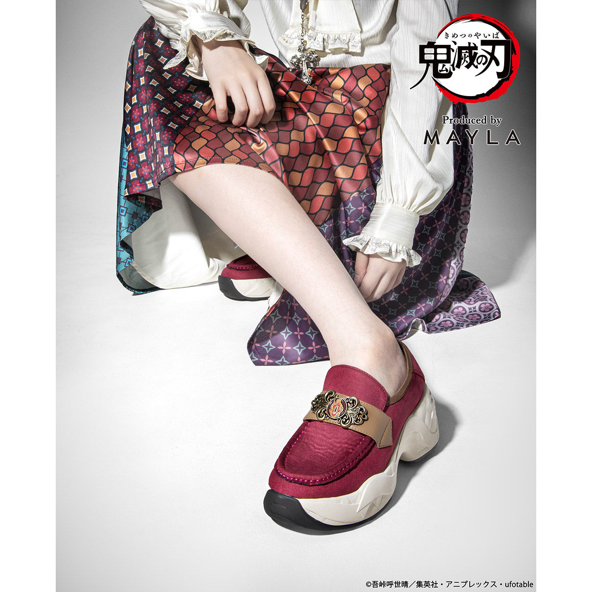 Demon Slayer x MAYLA Footwear Collection - Iconic Shoes Loafer Sneakers Rengoku Kyojuro Model [Pre-Order Nov 2026]