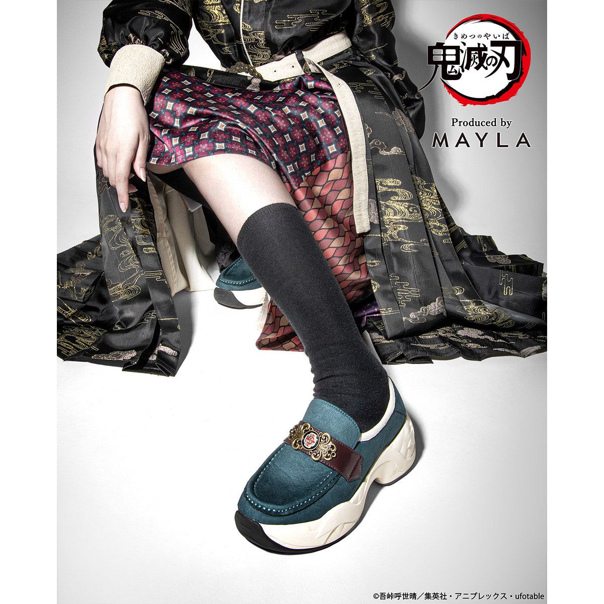 Demon Slayer x MAYLA Footwear Collection - Iconic Shoes Loafer Sneakers Uzui Tengen Model [Pre-Order Nov 2026]