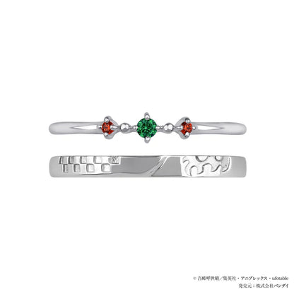 Demon Slayer Kimetsu No Yaiba Tufave - Silver Ring Set (3 Types) [Pre-Order Mar 2026]