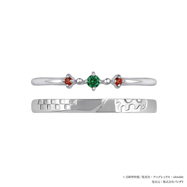 Demon Slayer Kimetsu No Yaiba Tufave - Silver Ring Set (3 Types) [Pre-Order Mar 2026]